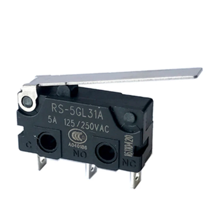 Subminiature Micro Switch  Wholesale touch sensitive 4a 250v mini t125 5e4 micro switch with lever