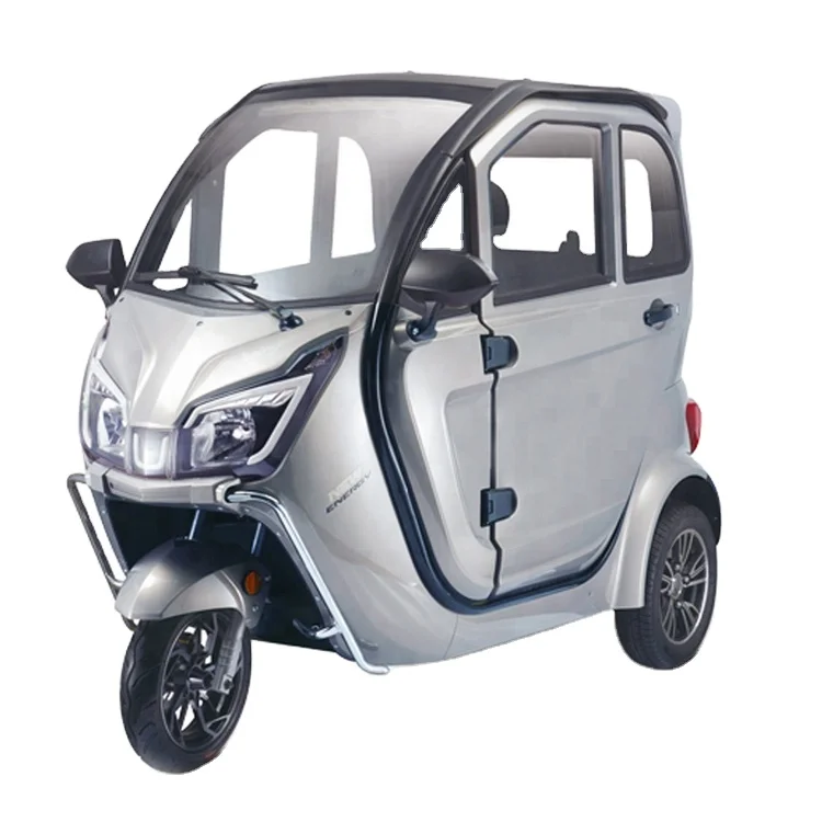 AERA-UM2 2023 Cheap Stronger Power 2200w 60v58ah Enclosed Body Electric Passenger Tricycle Trike Motorcycle