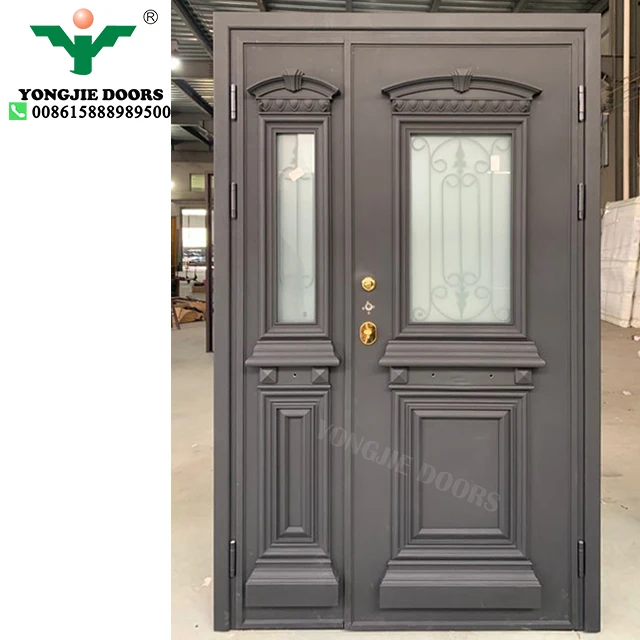 New Design Hot Sale  Aluminum Door Good Surface Aluminium Door With Glass