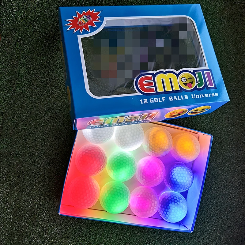 Colorful LED Glow Golf Ball Manufacturer Gift Set Golf Ball