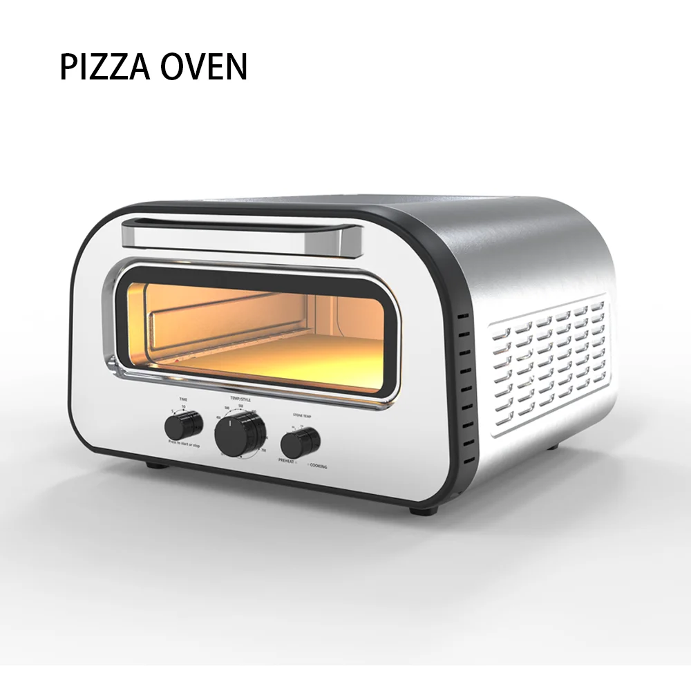 Storman high quality finishes 12-inch pizza Heats up to 750F detachable smart pizza oven  in minutes for home use
