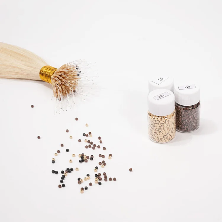 Pre-Bonded Stick Elastic Band Human Hair Extensions Brazilian Human Hair Extension Elastic Thread Hair Extensions