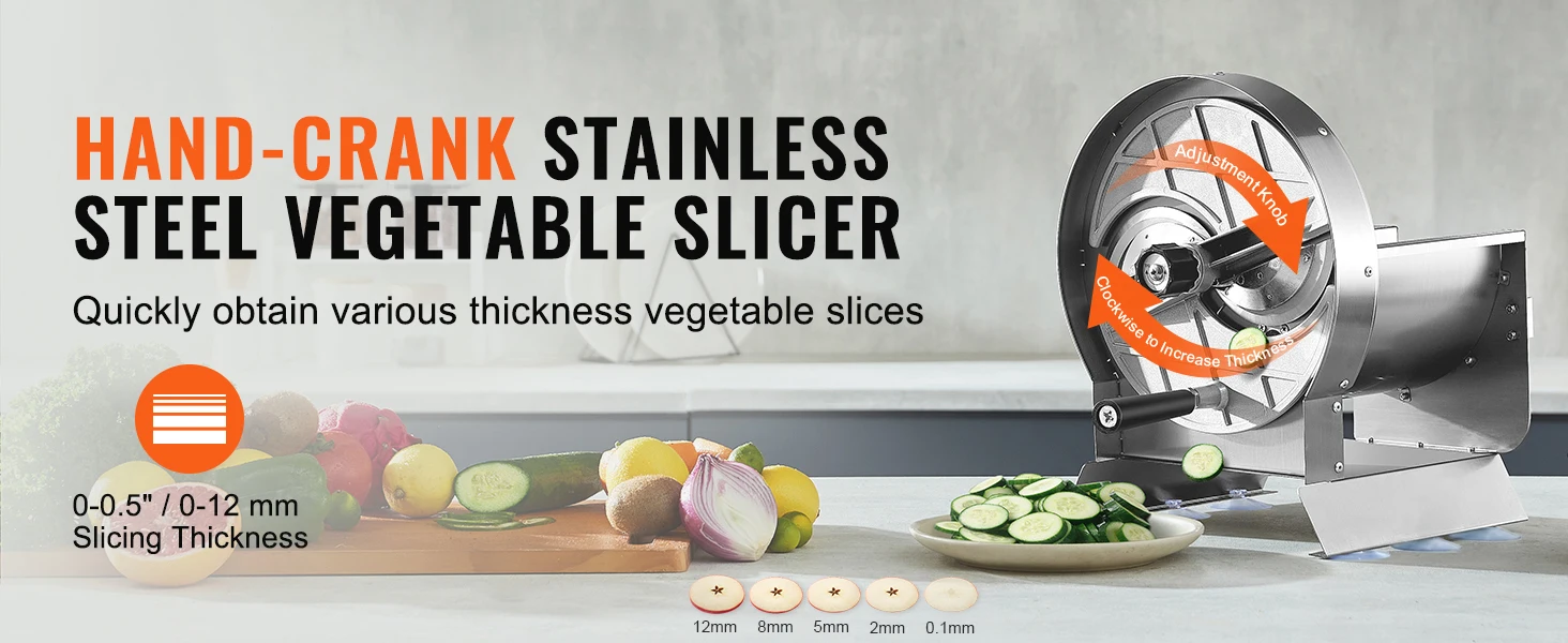 Vegetable Fruit Slicing Manual Commercial Cabbage Shredder Onion Potato Chips Slicer Slicing Machine