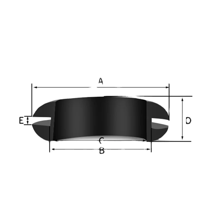 Silicone Grommet Rubber shaft Grommets pads for Round Cable