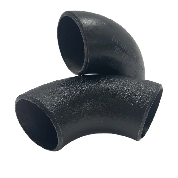 Стальные фитинги с длинным радиусом 90 градусов колено ASTM A234 WPB ANSI B16.9 STD