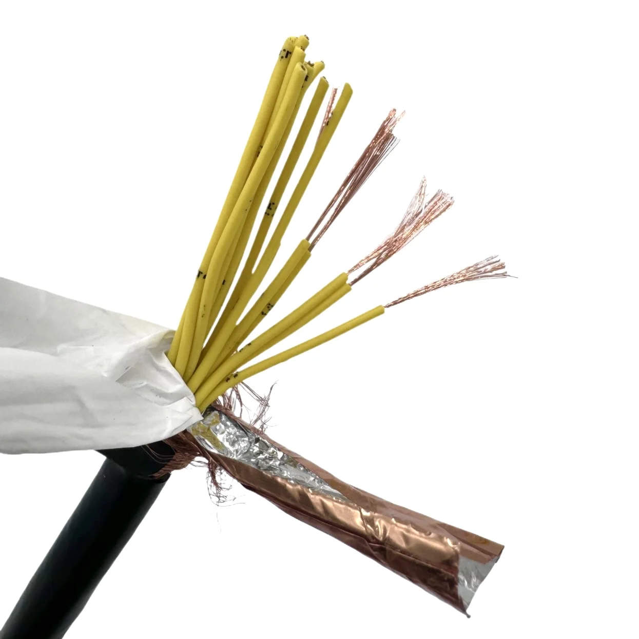 Electric Wire RVVP OFC Copper Braided RVVP 2x0.5mm2 300/300v 4 5 6 7 8 10 12 16 20 24 Core Power Cord 30 awg Flex Cable RVVP