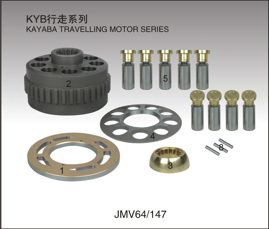 JMV-44 JMV-53-31/34 JMV-22 запасные части для ремонта гидравлического мотора с каябой