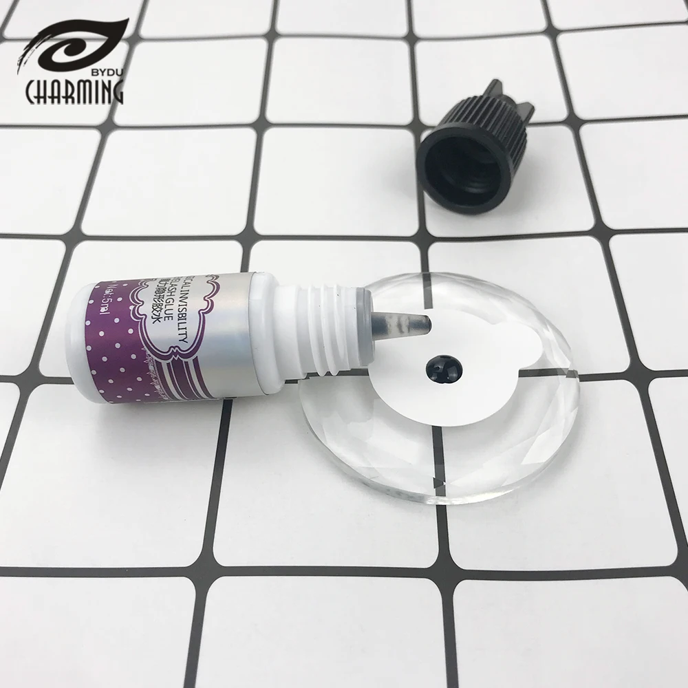 Crystal lash glue holder pallets for eyelash extension