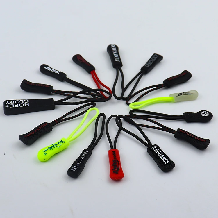 Оптовая продажа, резиновые застежки на молнии, сменные премиальные ярлыки на молнии, удлинитель шнура, фиксатор для багажа, рюкзаков, курток,