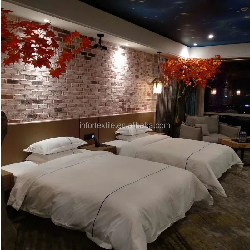 2022  hot sale  300TC Best quality 100% pima cotton fabric for hotel home bedding, bedding sheet