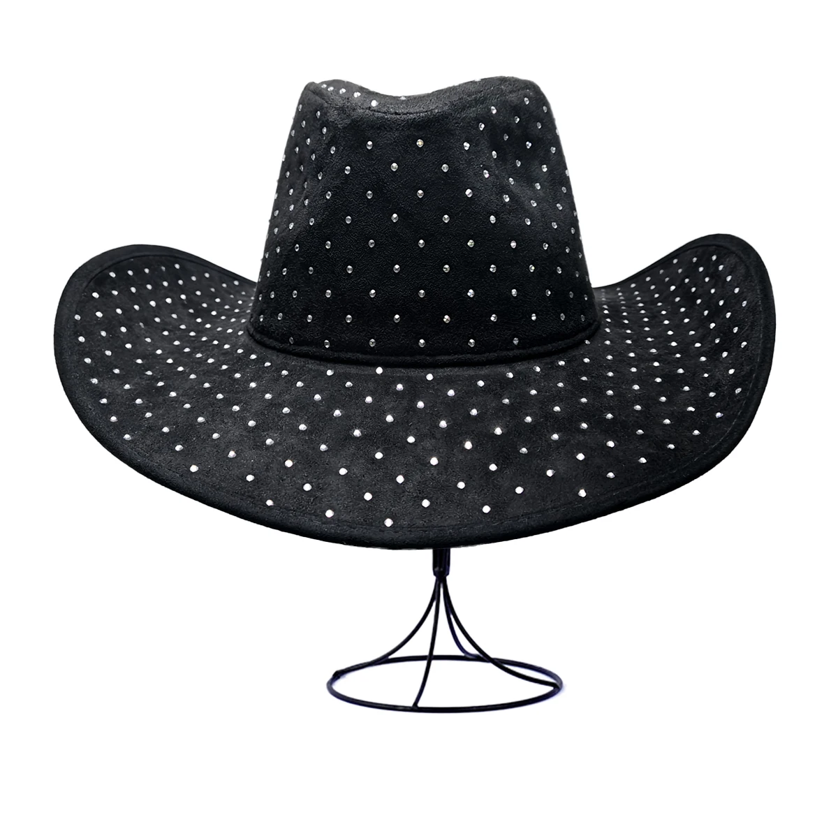 Raw Brim Pink Cowboy Hat Western Cowboy Felt Shaped Hat Cowgirl Hat for Halloween Christmas Party Cosplay Costume