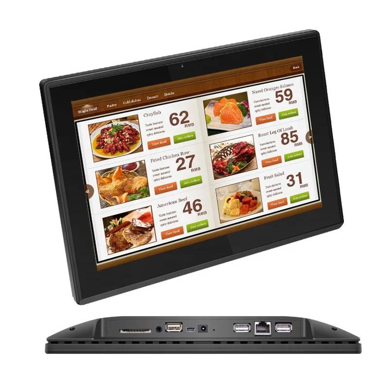 10inch wall mount  touch screen Android pos terminal for restaurant