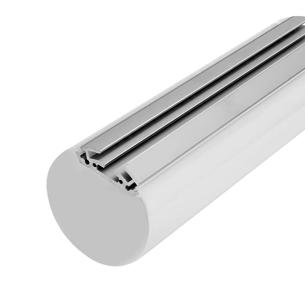 Diameter Light Pendant Aluminium Extrusion Aluminum Led Profile 60mm Round Led Profile For Led Tube