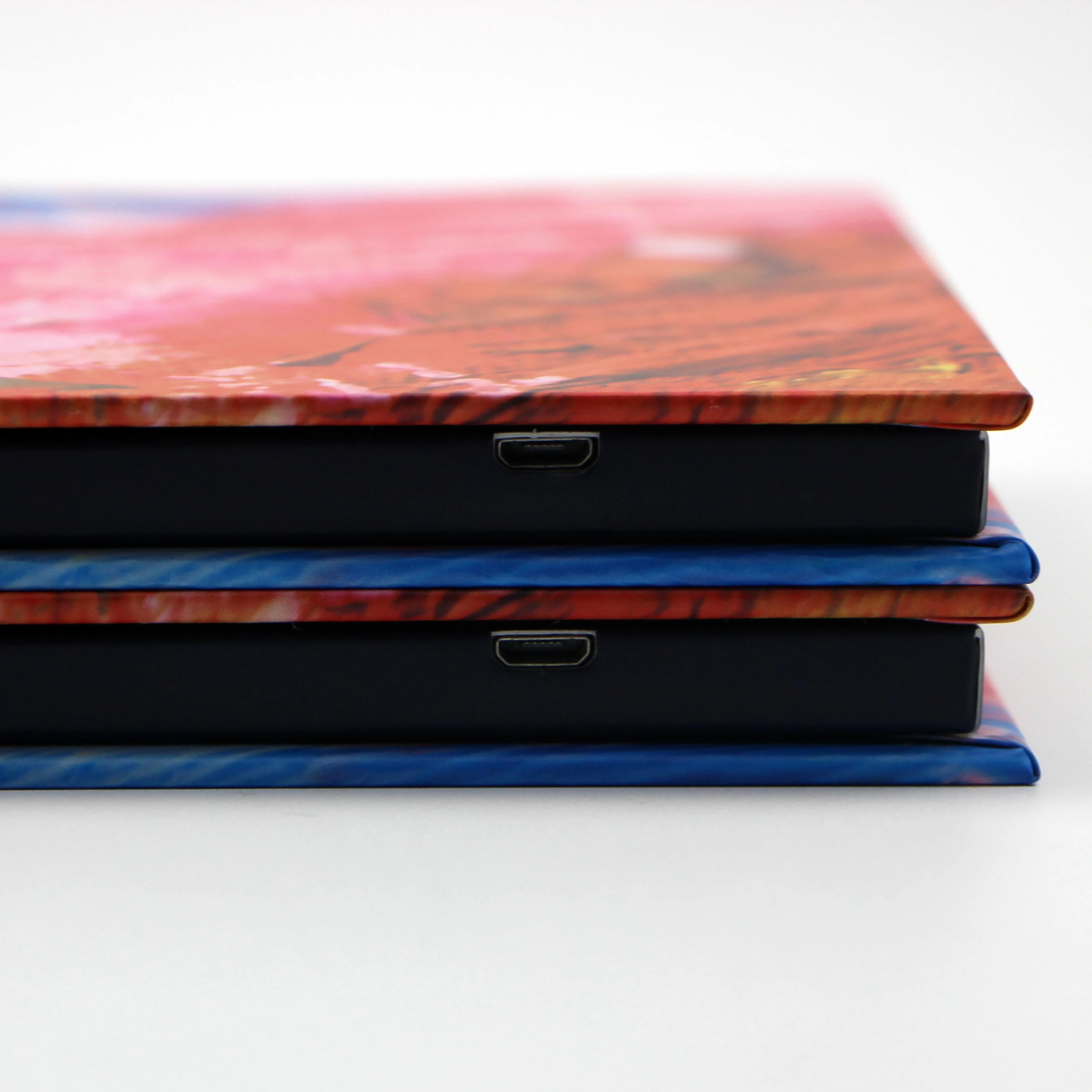 Popular custom greeting Oil painting cards printing lcd gift screen video brochure 7 inch business card music book