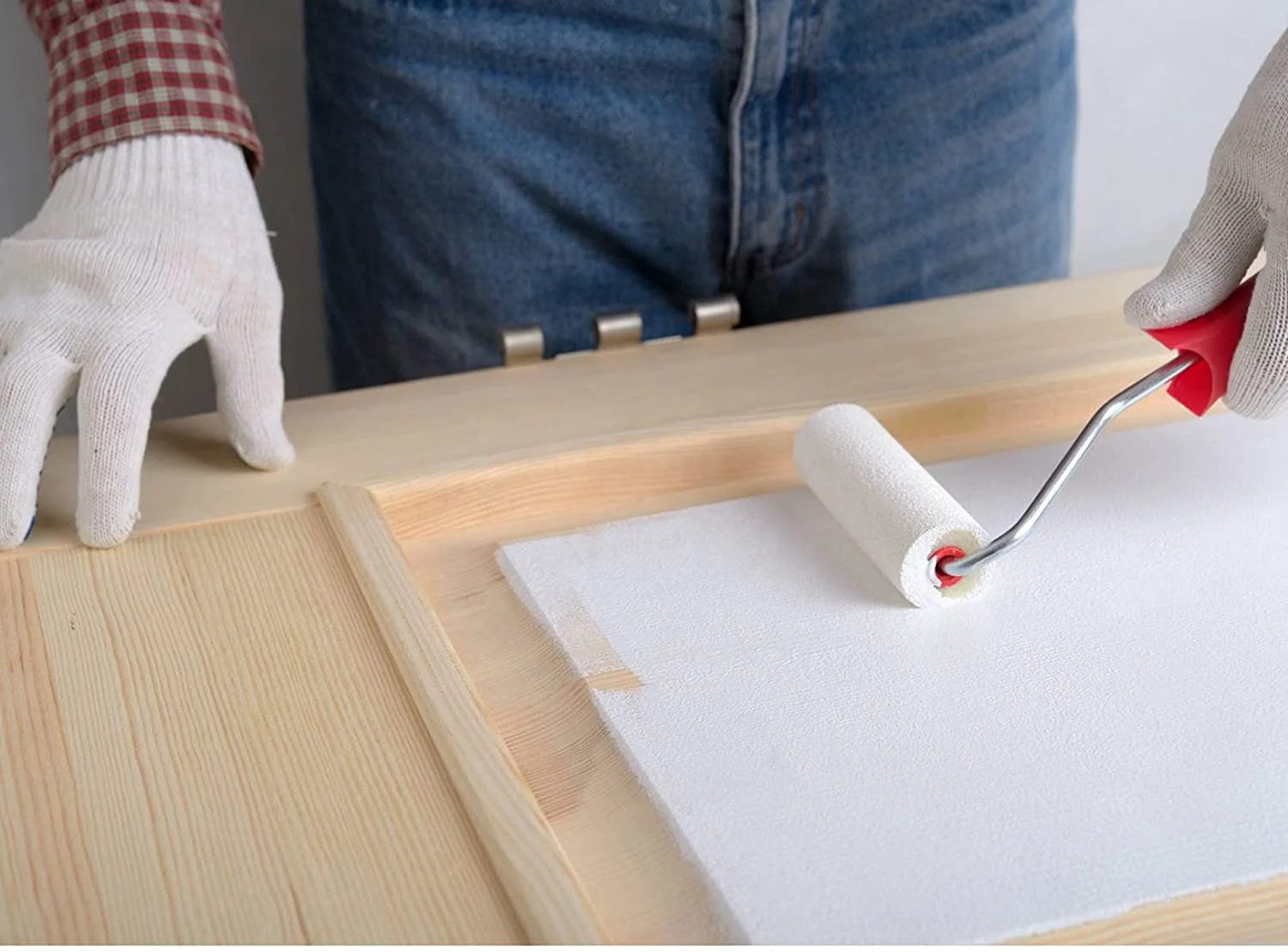 CIC 4 inch Paint Roller Foam Covers Roller Frame Sponge Mini Paint Foam Paint Roller Set