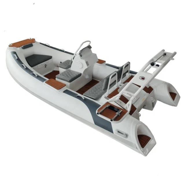 CE high speed 4.2m rubber rigid inflatable sport aluminum rib boat 420 for sale