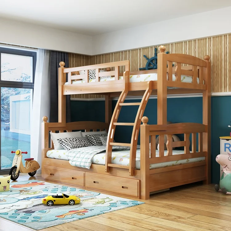 Wooden American Style  children bed modern pink princess  Bedroom Furniture  bed double Girls  kids bunk beds
