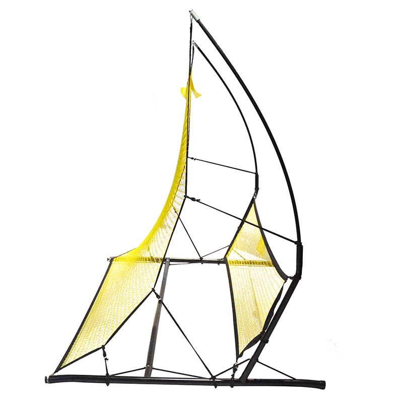 New style popular soccer rebound net outdoor practice rebound net with polyester and fiberglass soccer rebound net