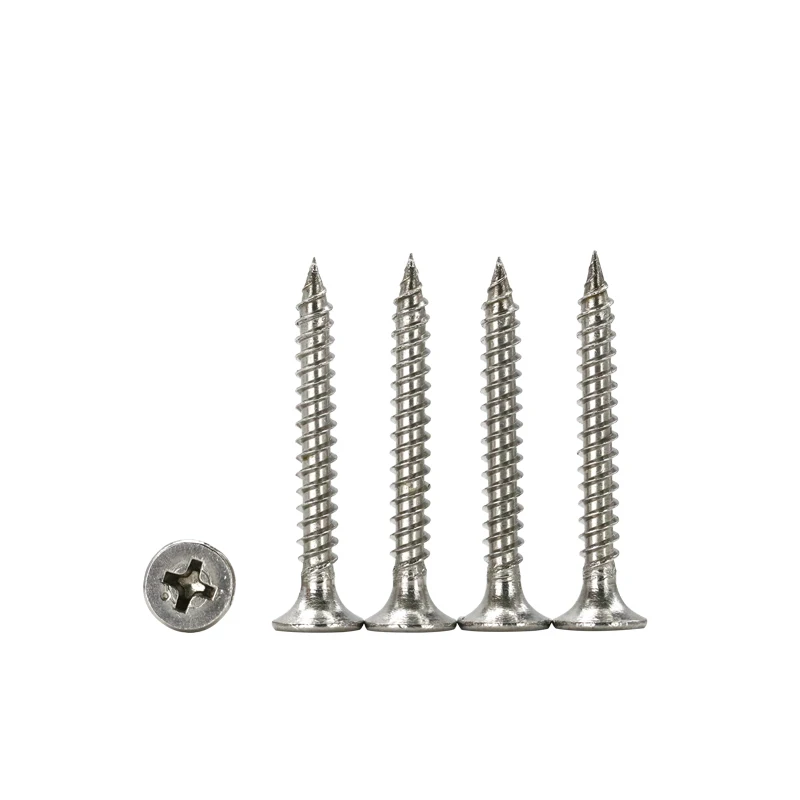 Hot selling ss 201 csk self tapping screws for plastic