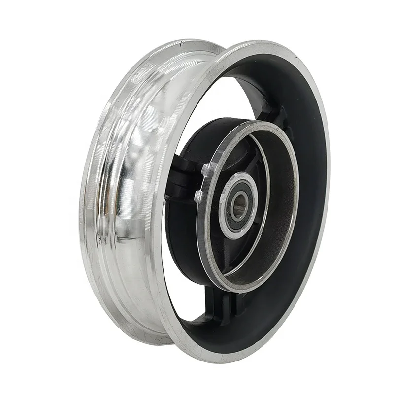 8 inch 10 inch Aluminum alloy rims with drum brake wheel hub fit for electric scooter 10x2.5 10x2.125 200x60 200x50 tire