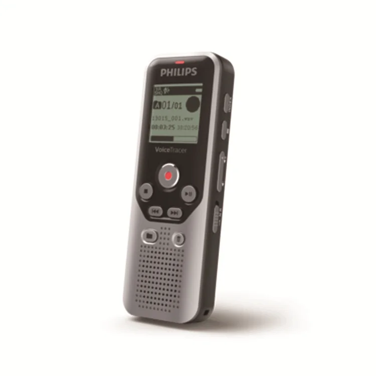 Philips DVT1250 built-in microphone supports multiple languages audio recorder VoiceTracer digital voice recorder