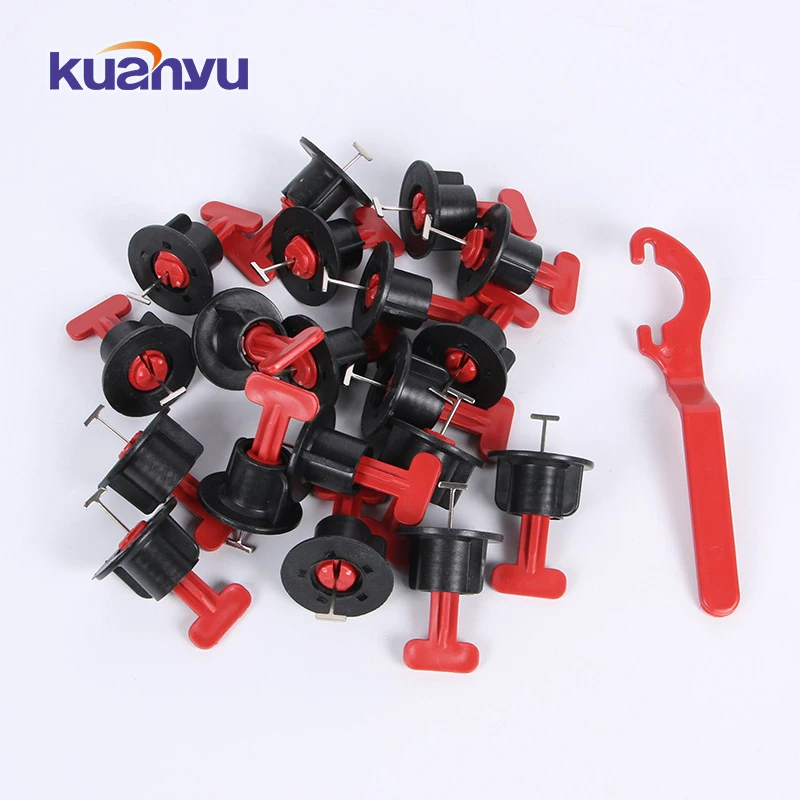 Tile Accessories Recyclable Tile Leveling Tool Clips 3 To 12 mm Reusable Tile Leveling System