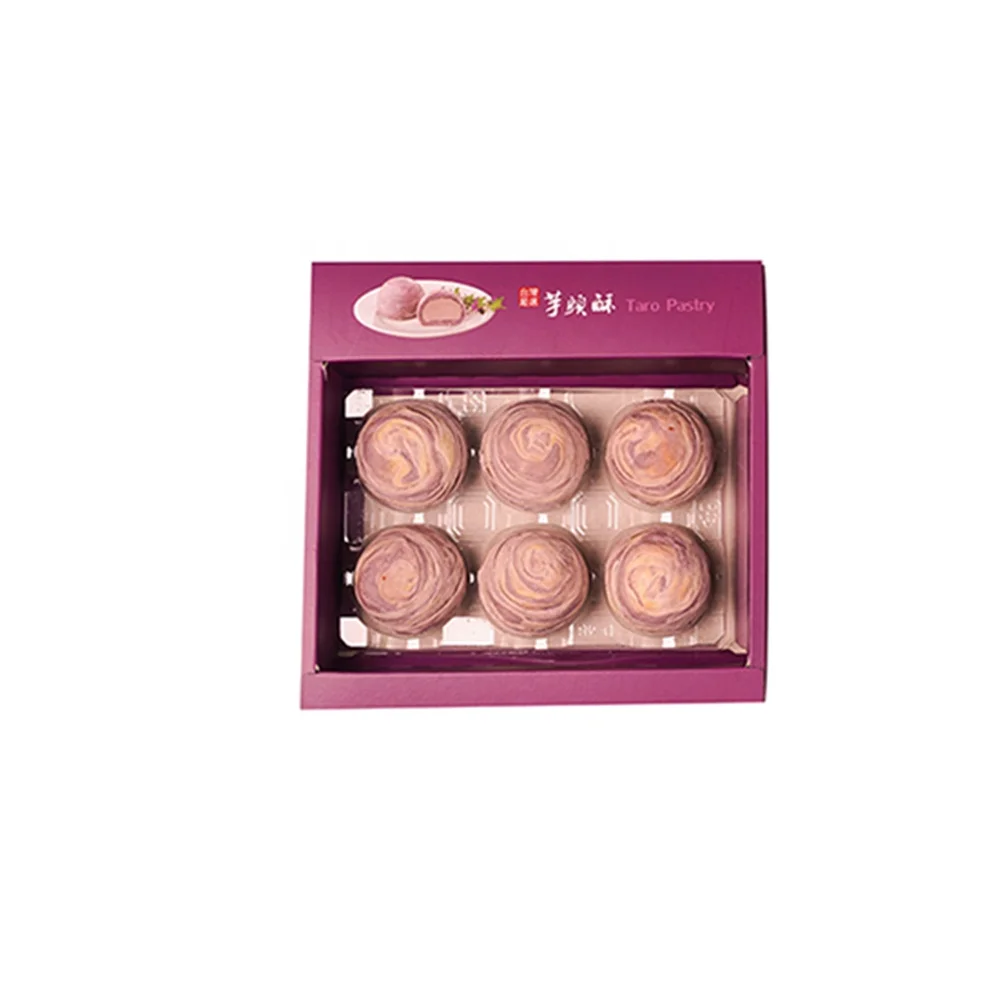 Made In Taiwan Good Taste Filling Pastry Gift Snack Specialty Taro Cake Sweet Snacks