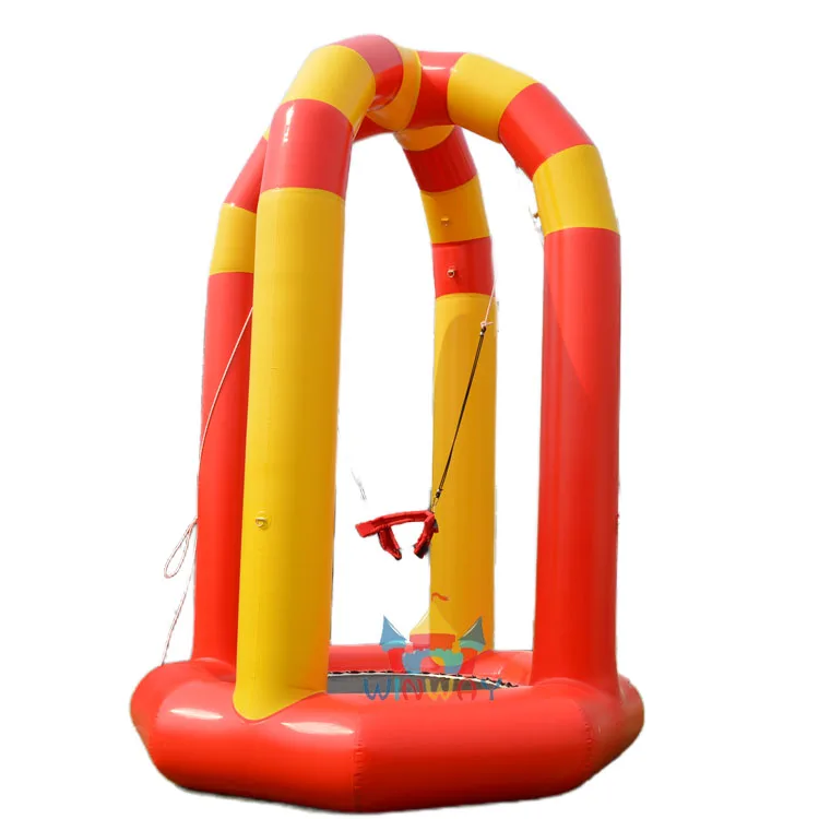 kids screaming inflatable Soft Bungee, inflatable bungee jumping, inflatable bungee trampoline