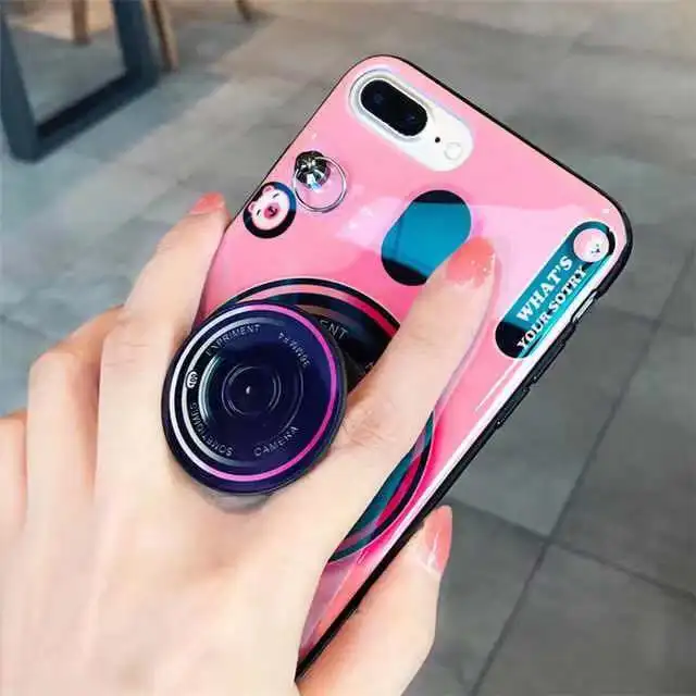 
IMD Silicone Camera Phone Cases with Lanyard for Redmi 6 Pro Note 6 Note 5 Note 5A 