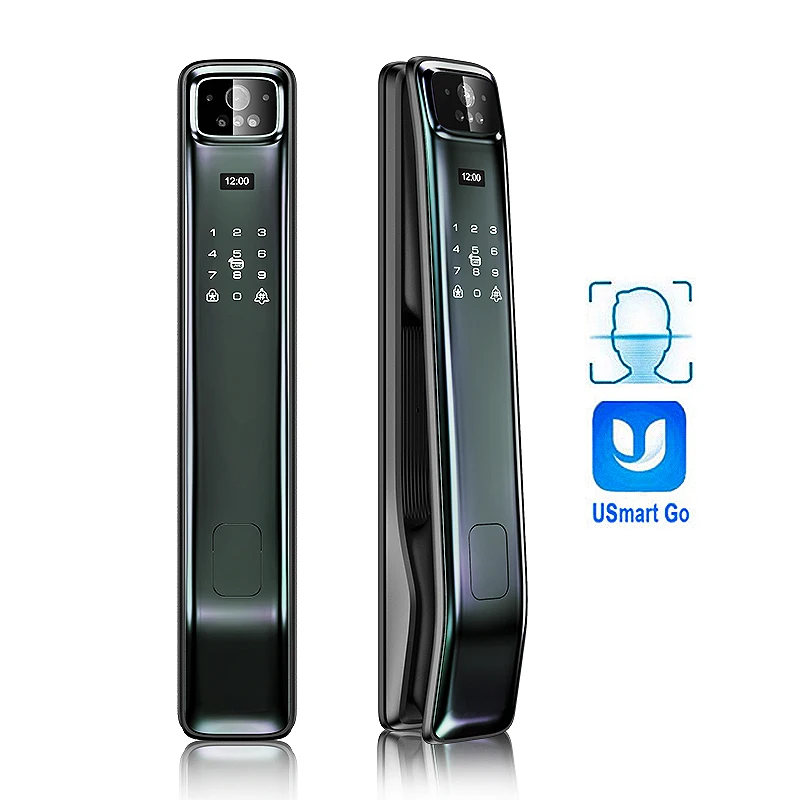 LAIU M1APP Unlock 3D Face Recognition Safety Alarm Fully Automatic Electronic Smart Lock with Camera