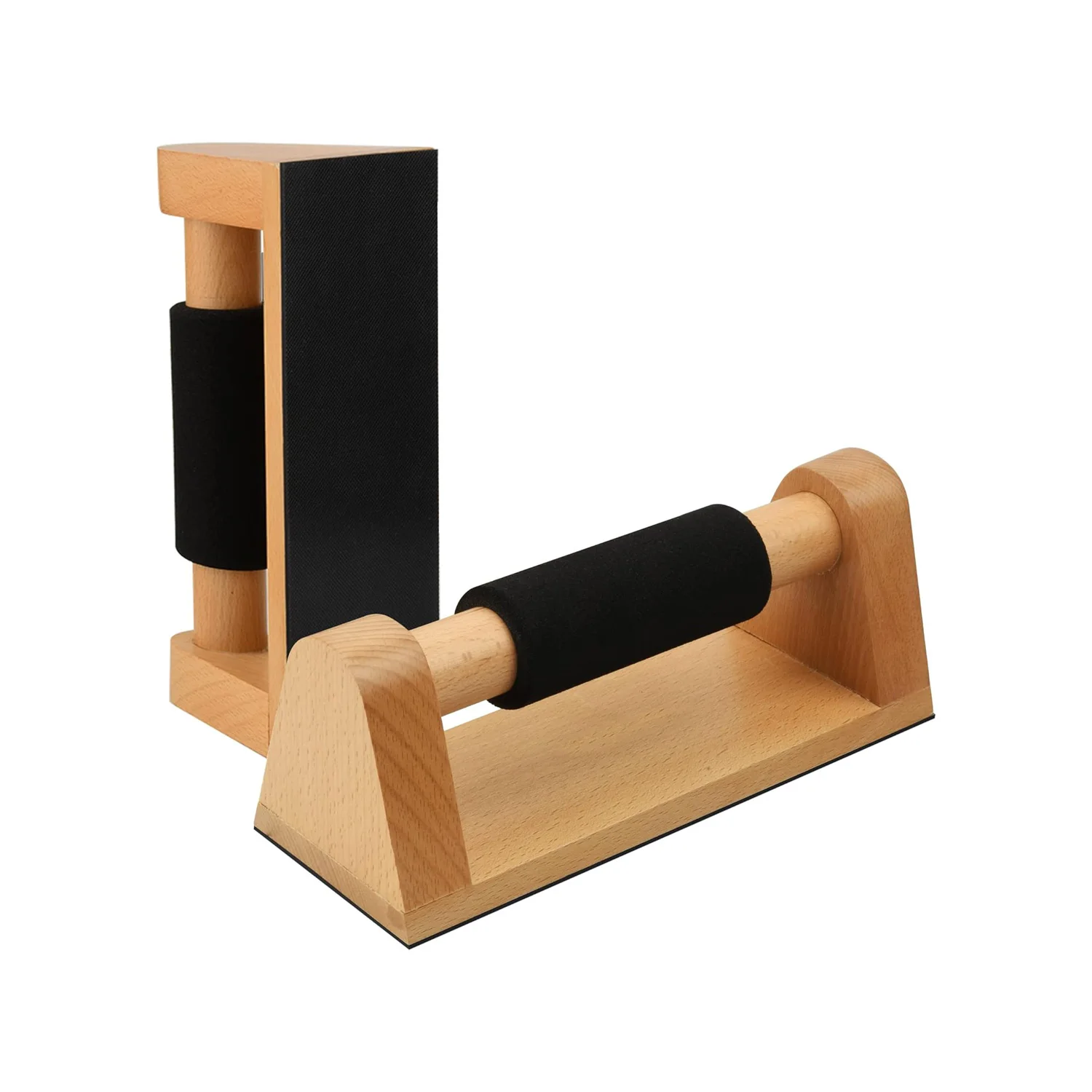 Push Up Handles Calisthenics Equipment for Men and Women Solid Wood Push Up Bar