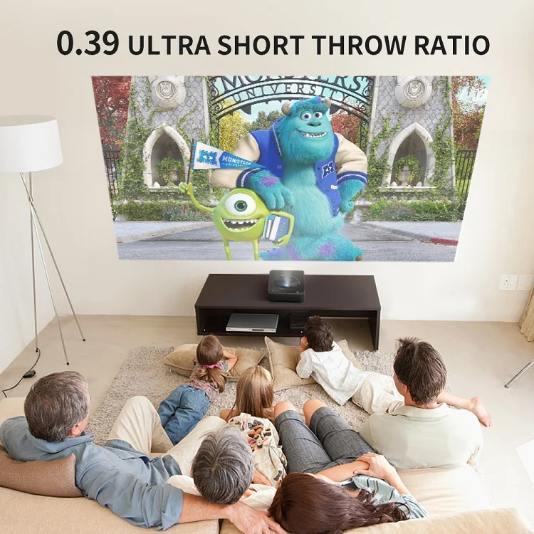 Dropshipping Cheapest Wowoto  3D Dlp Mini Projectors 250 Ansi Lumens 720P Dlp Projector Video Beam Projector Ultra Short