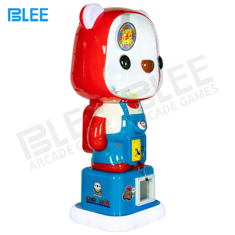 Popular Cute Bear Toy Capsule Machine Kids Coin Operated Game Machine Candy Business Gashapon Vending Machine