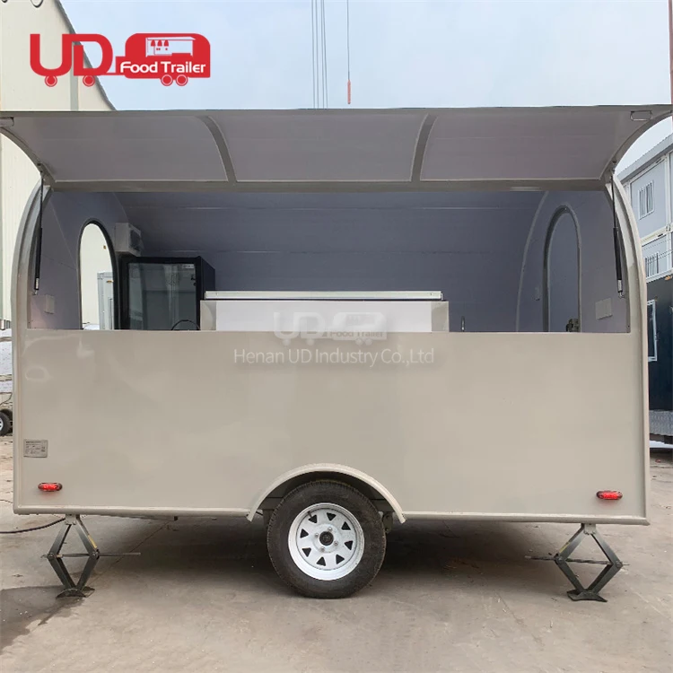 Cheap Mobile Fast Food Truck Hot Dog Cart Mobile Kitchen Trailer Food Cart