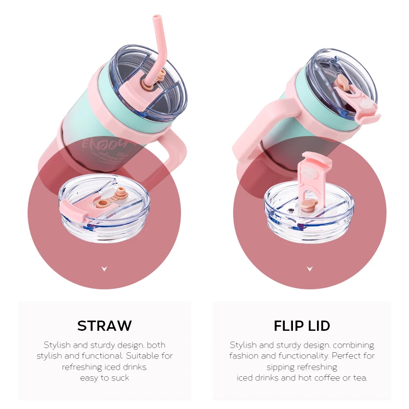 Stainless Steel Skinny Tumbler 32oz Double wall Vacuum Insulated Tumbler Cups With Lid Travel Auto Mugs Water Bottle for Home