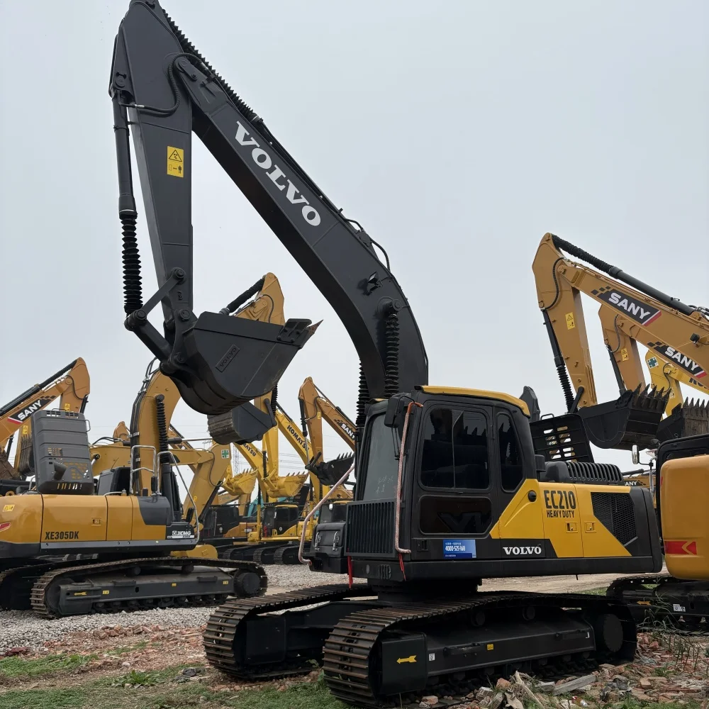 Volvo ec200 ec210 ec220 Hydraulic Excavator Machine Used Volvo 210 Crawler Excavators
