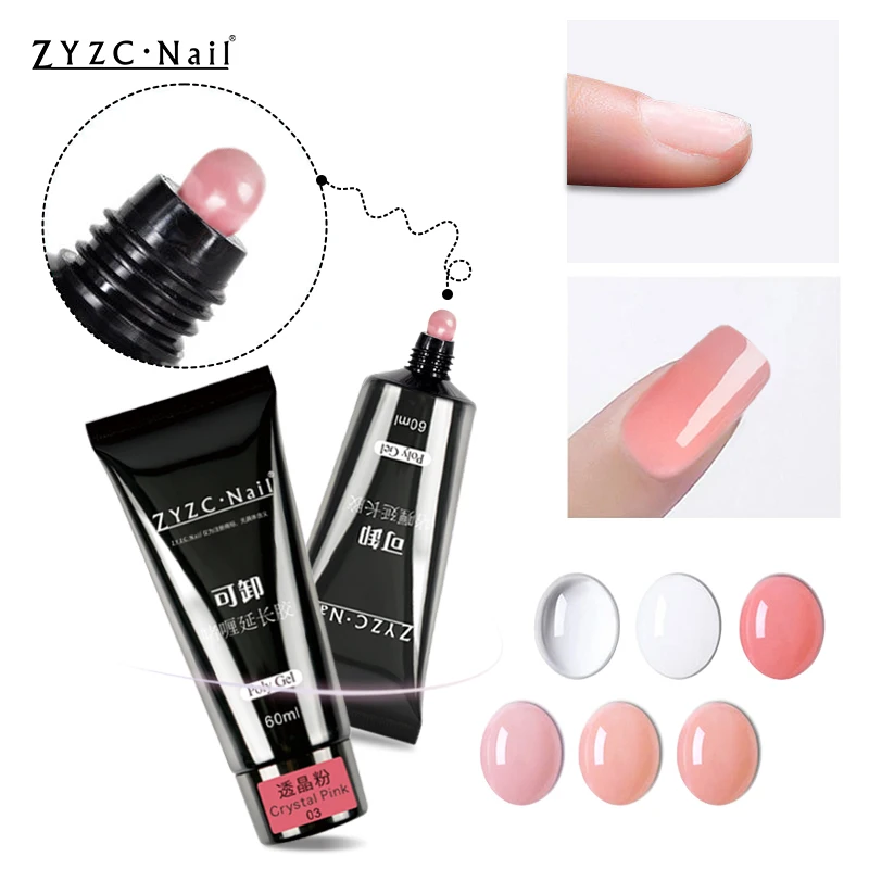 Quick Extension Acrylic Gel Varnish OEM Private Label Soak off Glitter Color Poly Nail Gel Polish
