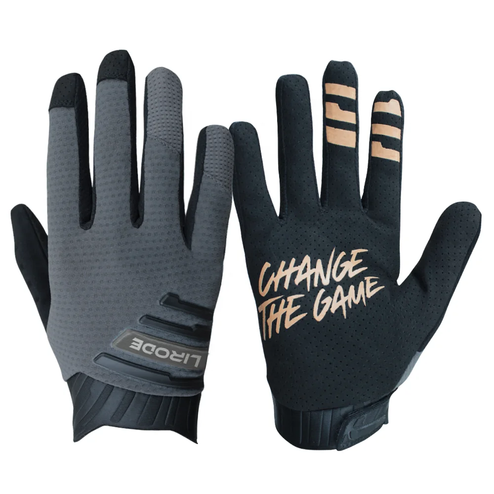 Good Quality Silicone Injection MTB Road Glove Top Rated Moisture Wicking Breathable BMX Motocross Mountain Bike Downhill Gloves