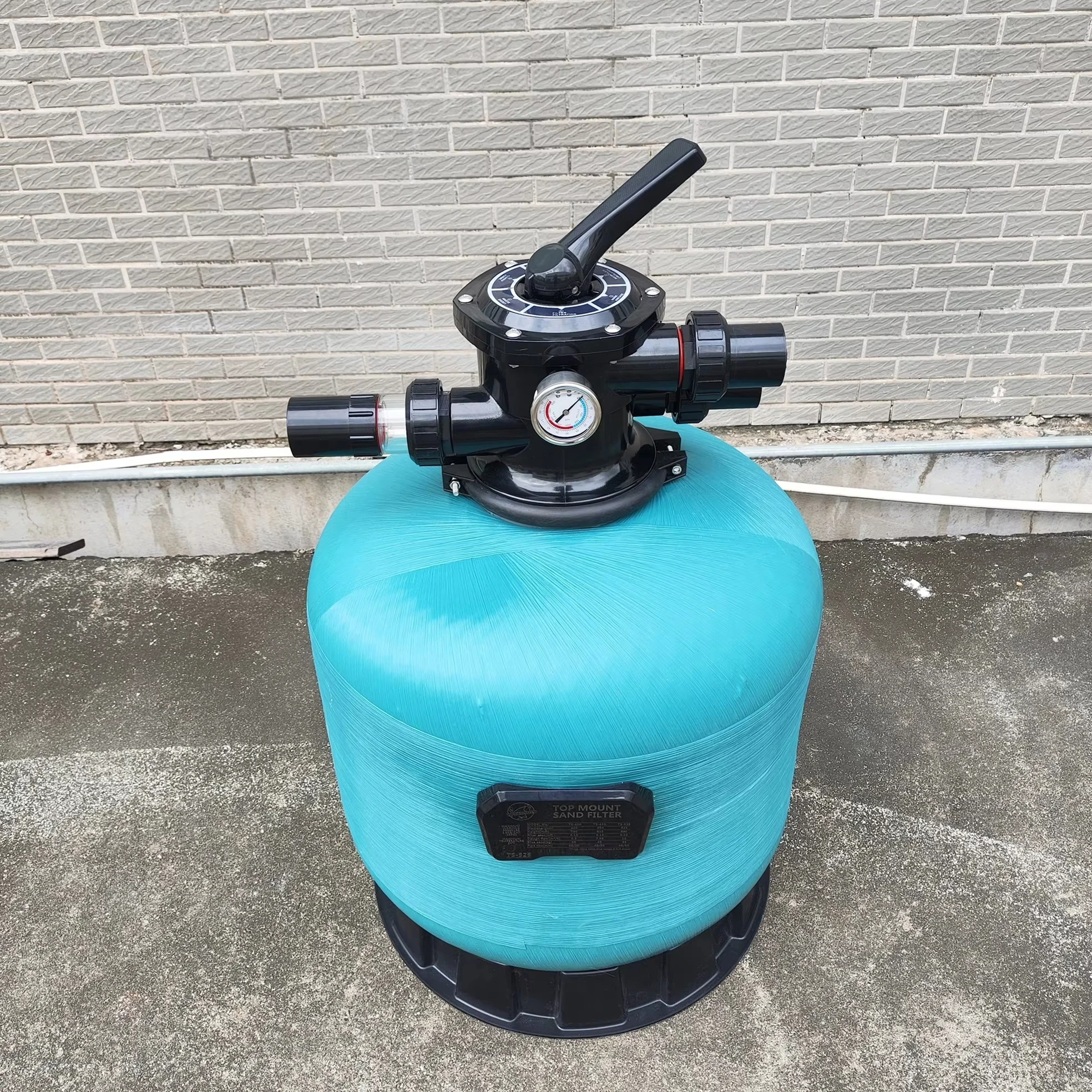 Factory Direct In-Ground Swimming Pool Filtration System Top Mount Water Output Sand Filter Swimming Pool Accessories
