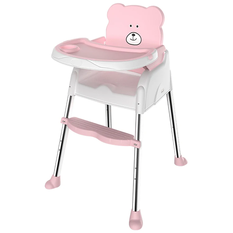 Multifunctional Plastic Baby High Chair Table Baby Feeding High Chair 3 In 1 Baby High Chair With Table