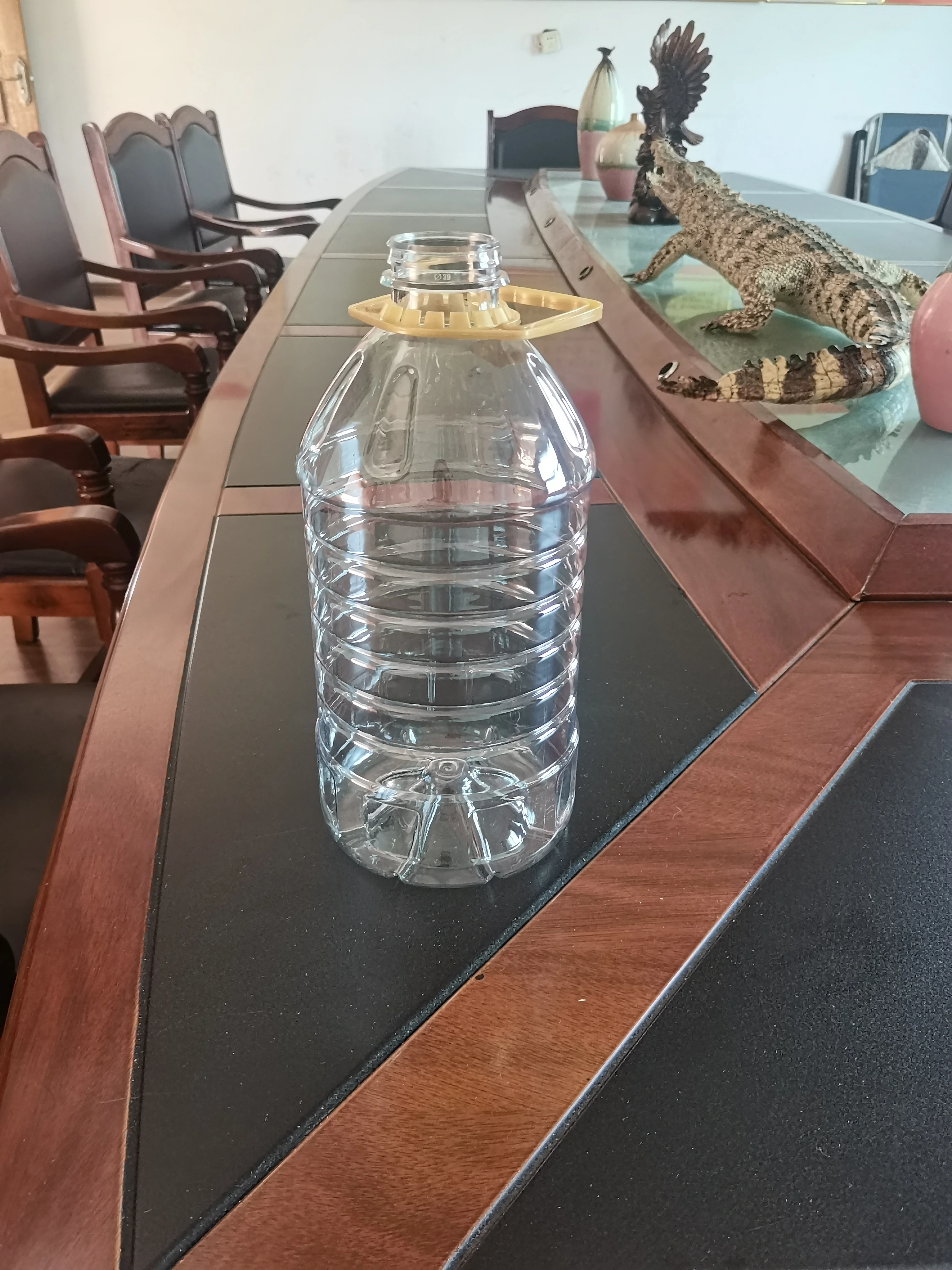 Transparent empty 1 litre 2.5litre 5litre cooking oil plastic bottles for edible oil packaging