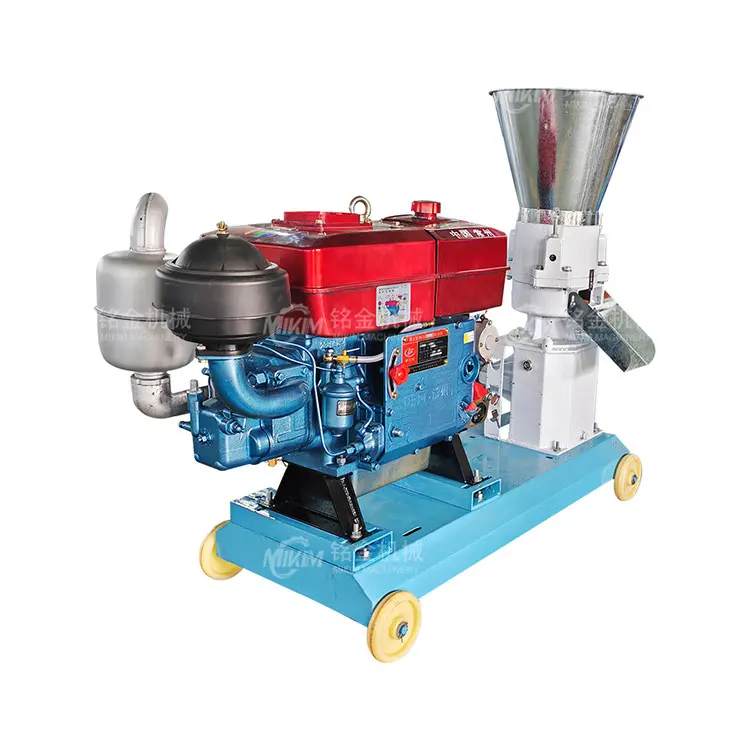 Mill Machine and Wood  New  2mm 4mm 6mm 8 mm  Chicken Pellet Feed Machine Poultry Feed Production Line Machine