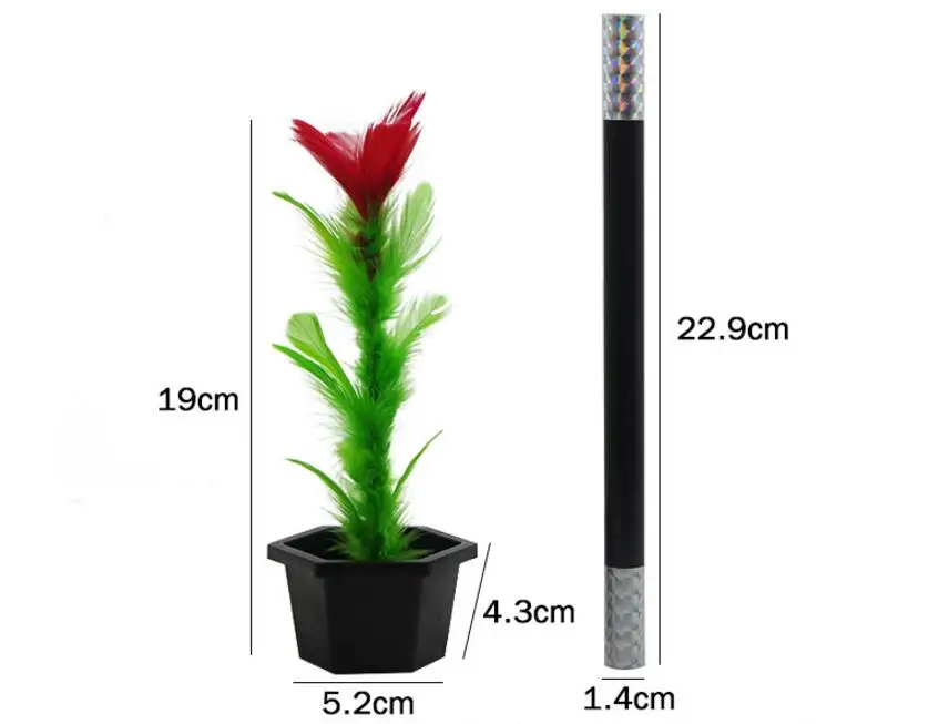 Empty Pots Grow Flowers Magic Wand to Flowers Magic Tricks Toys