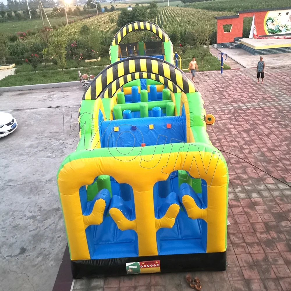 Factory Price Cyclone Dizzy Dash Inflatable Obstacle Course Bouncy Castle Bouncer Slide Course for Sale