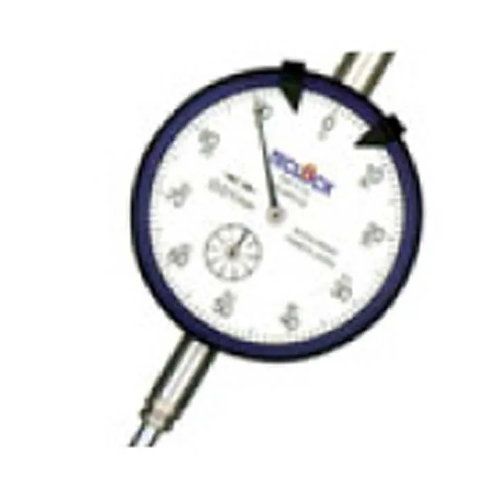 With durable shock absorption mechanism flat base bore dial snap gauge