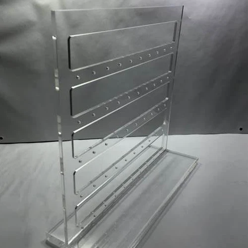 Clear Acrylic  Earring Ring Stand Counter top Display For Sale