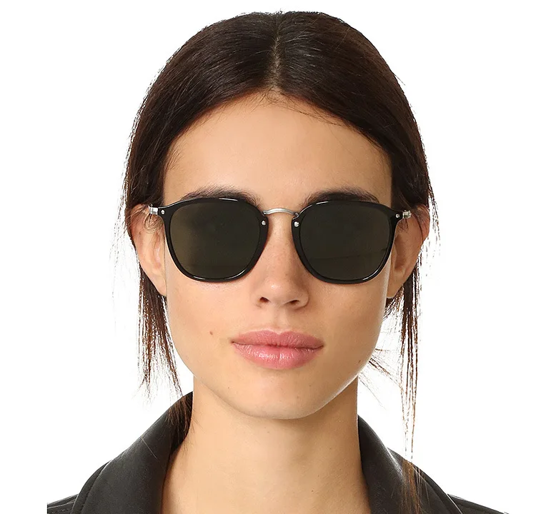 Acetate Frame Metal Temples Shades Designer Glasses Trendy in USA and Europe Classic Design Sunglasses