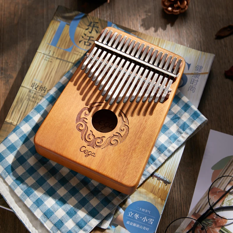 turkish musical instrument toys 17keys kalimba chinese thumb piano