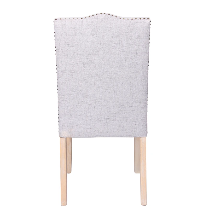 Custom High Quality Rubber Wood Legs Modern Wooden Dining Room Chair