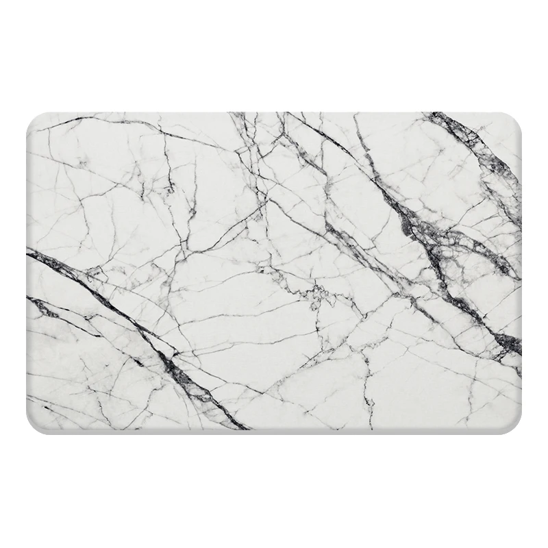 Dry Instantly Water Absorbent Marble Diatomite Stone Mat Printed